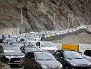 ترافیک سنگین در محور چالوس و آزادراه تهران-شمال