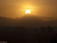 لحظه شگفت‌انگیز طلوع خورشید از پشت قله دماوند + عکس 