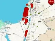 موج جدید حمله موشکی ایران/ یک موشک در حیفا سقوط کرد