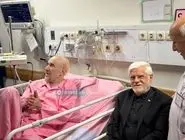 عیادت معاون اول رئیس‌جمهور از سیدمحمد خاتمی در بیمارستان