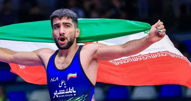 عکس پیام احمدی کشتی 
