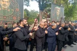 رئیس‌جمهور در سوگ حسینی؛ حضور در مراسم عزاداری تبریز  