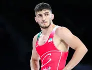 ویدئویی از اولین برد محمد نخودی در کشتی قهرمانی جهان