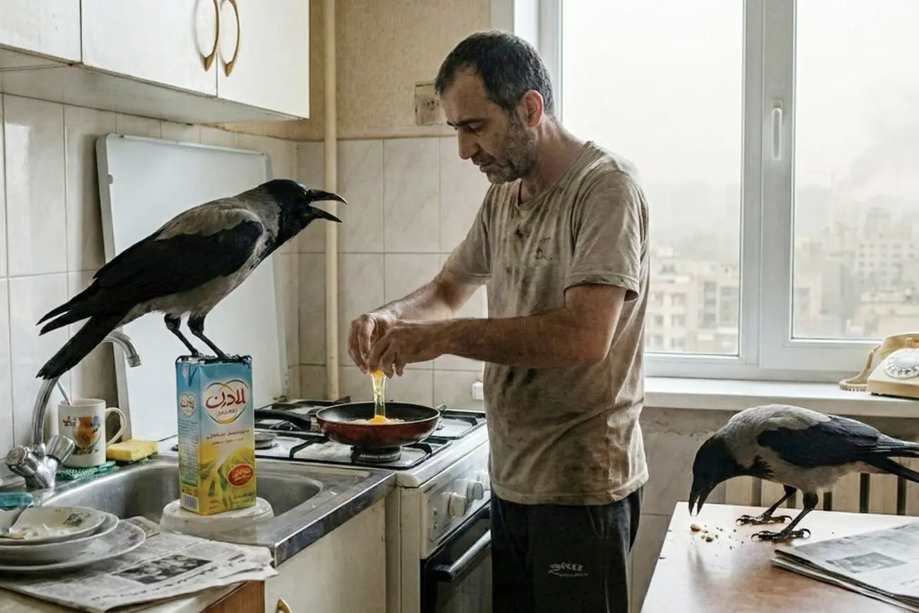 من سه تا می‌خورم/ ماجرای کلاغ و آلودگی هوا/ قسمت سوم