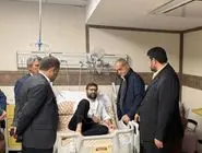 عیادت رئیس‌جمهور و رئیس مجلس از سقاب اصفهانی و فرزندانش