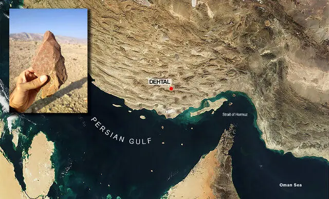 کشف محوطه پارینهسنگی دهتل هرمزگان با قدمت بیش از ۲۰۰ هزار سال