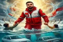 درگذشت نجاتگر هلال احمر جهرم حین امدادرسانی در بارش‌ها