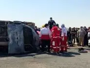 یک فوتی و چندین مجروح در حادثه ون زائران