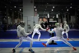 اردوی فشرده سابر مردان ایران در تهران آغاز شد
