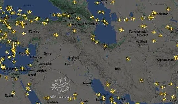 مسدود شدن مجدد آسمان غرب و مرکز ایران برای پروازهای عبوری بین‌المللی  