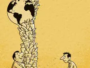 فاصله طبقاتی افسارگسیخته/کاریکاتور جمال رحمتی